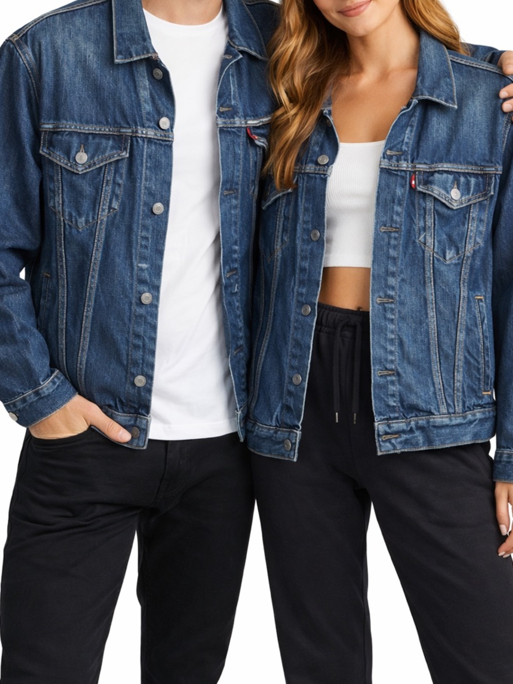 Levi's Vintage-Inspired Men’s Trucker Denim Jacket  Size S